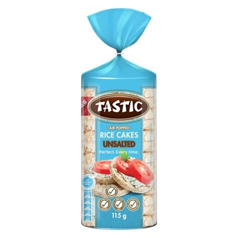 Tastic Unsalted Air Popped Rice Cakes G Pnp