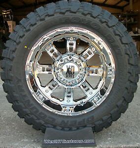 20x10 Chrome XD Riot Wheels Toyo Open Country MT 35x12 5x20 Tires EBay