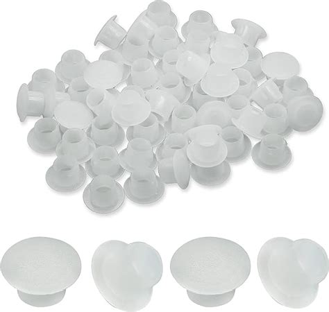 Suiwotin Pcs Mm White Plastic Plugs Hole Plugs Plastic