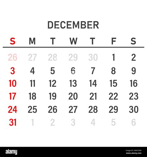 Calendario Para Imprimir Anual Im Genes Recortadas De Stock Alamy