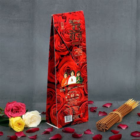 Red Rose Incense Sticks Eco Box Parnami Agarbatti