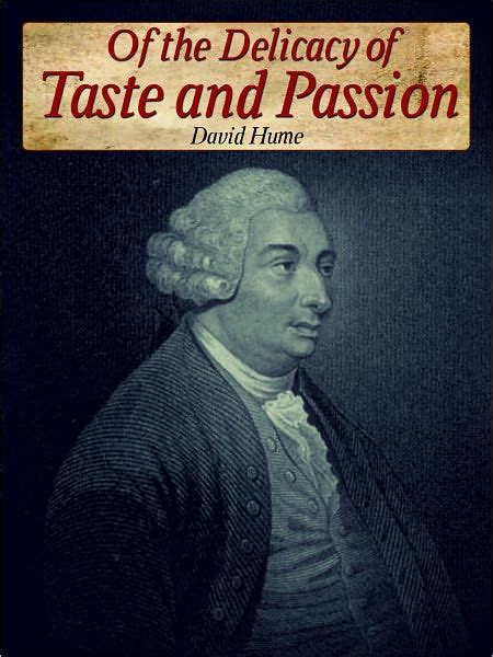 Of The Delicacy Of Taste And Passion By Hume David Ebook Barnes