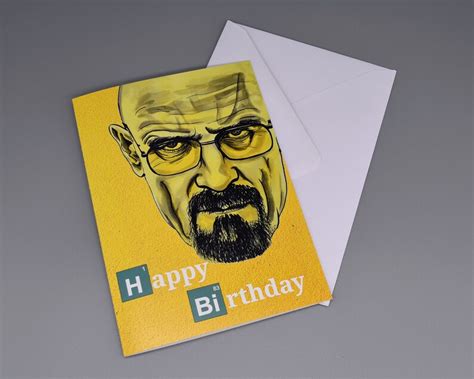 Breaking Bad, Walter White Birthday Card. - Etsy