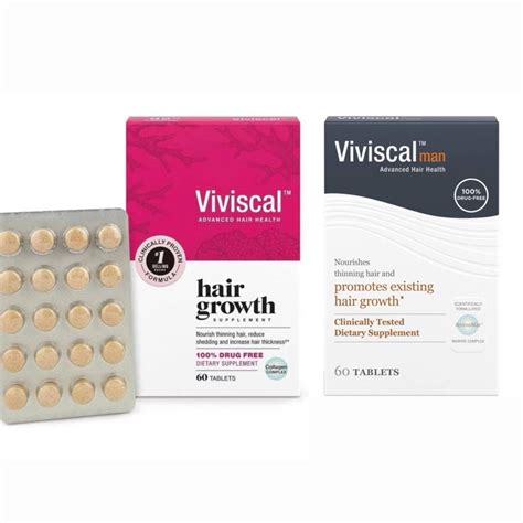 Viviscal Hair Growth Supplements For Women To Grow Thicker Fuller Hair W Collagen Complex 60