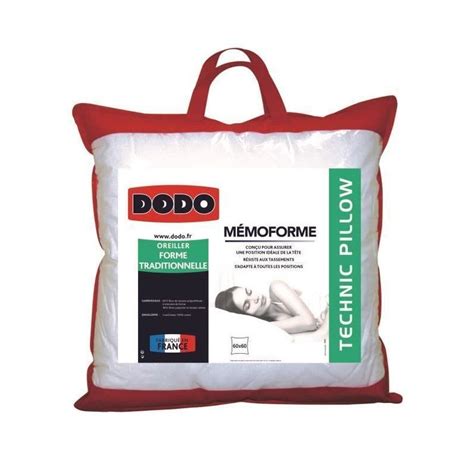 DODO Oreiller A Memoire De Forme MEMOFORME 60x60cm Leroy Merlin