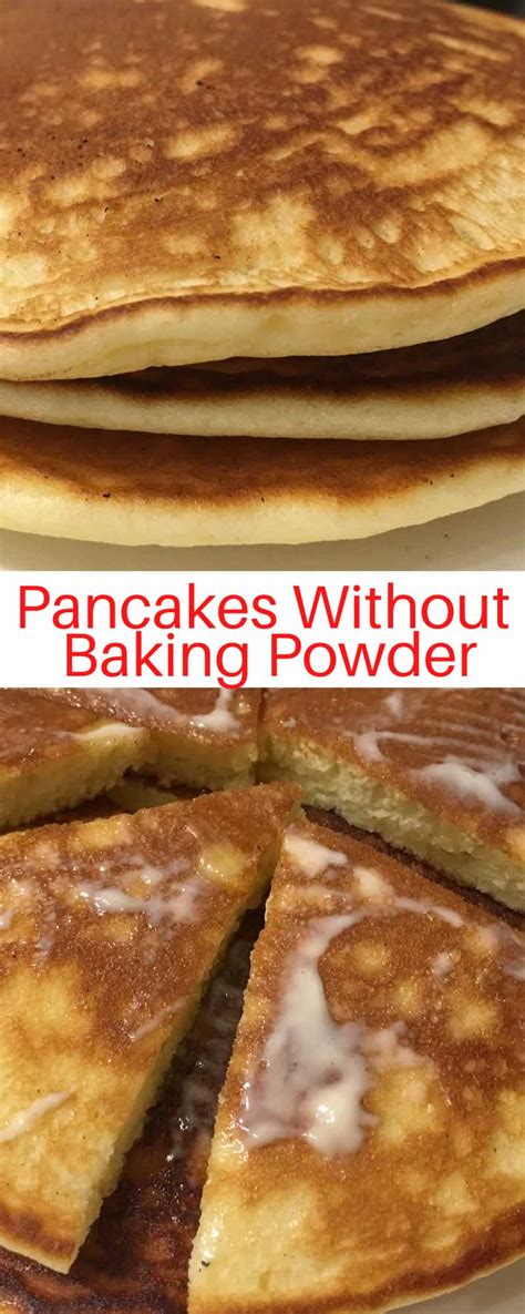 Pancakes Without Baking Powder Or Baking Soda