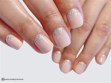 These Nude Glitter Nails Will Sparkle Up Your Life
