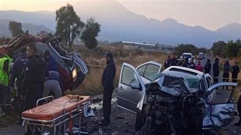 Accidente automovilístico deja ocho heridos y un muerto en Puebla