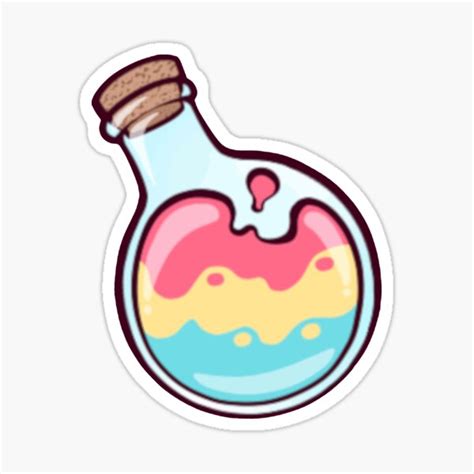 Mini Pride Potions Pan Sticker For Sale By Cybernonymous Redbubble