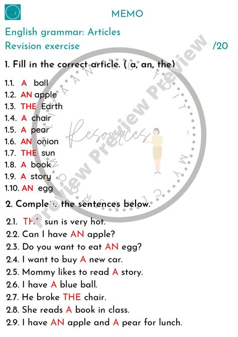 English Grammar Articles A An The • Teacha