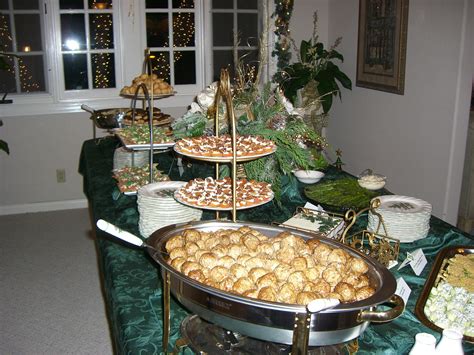 Buffet Table Christmas Party Christmas Buffet Table Christmas