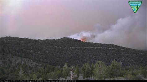 Fire Crews Respond To Second Wildfire Near Mt Charleston Roughly 20