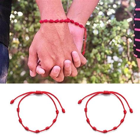 Pulsera Pareja Nudos Novios Estuche Luegopago