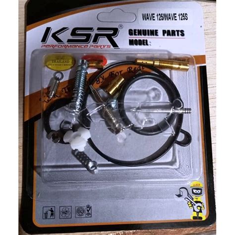 Carburator Repair Kit Wave Wave S Ksr Thailand Parts Shopee