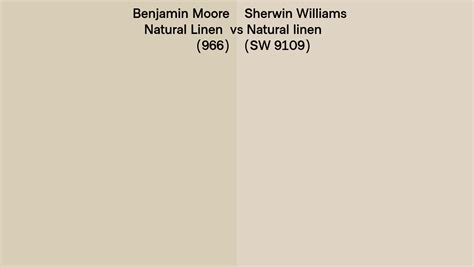 Benjamin Moore Natural Linen 966 Vs Sherwin Williams Natural Linen