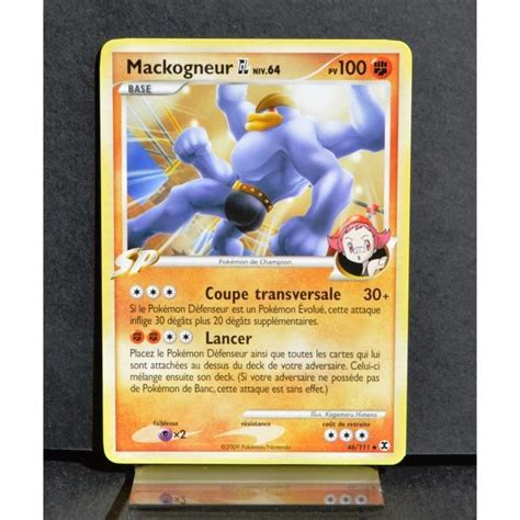 Mackogneur Gym Leader 46 111 Platine rivaux émergeants carte Pokemon