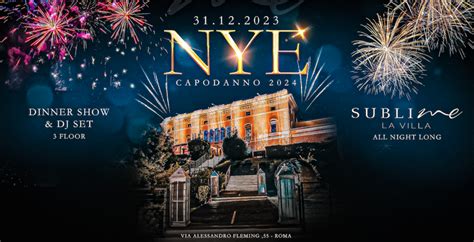 Capodanno Villa Sublime Prenotazioni Per Villa Sublime