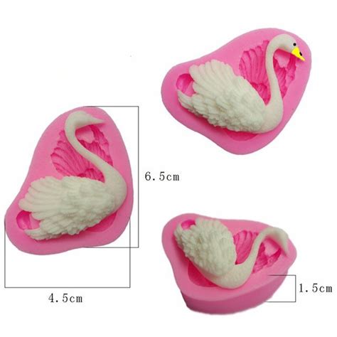 3d Swan Silicone Mold 3d Cute Swan Mould Swan Soap Mold Etsy