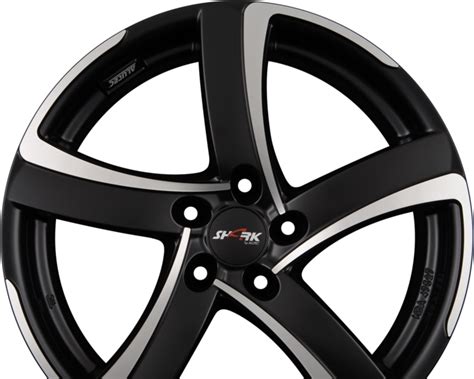 ALUTEC SHARK Racing Schwarz Frontpoliert R16 W7 PCD5x112 ET38 DIA70 1