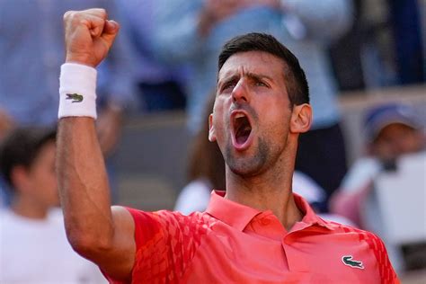 Novak Djokovic Fights Back To Book Place In French Open Semi Finals