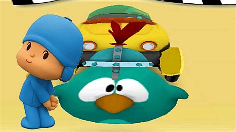 Pocoyo Sleepy Bird Toy Racing Youtube