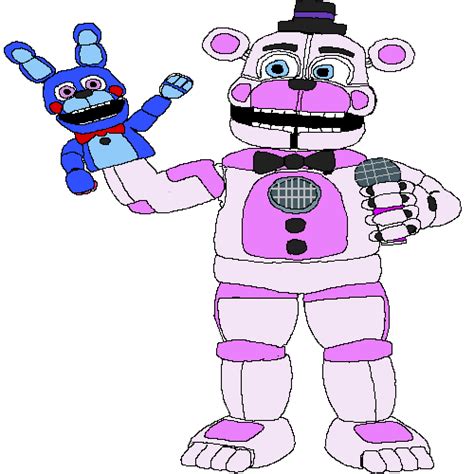 Pixilart Funtime Freddy And Bonbon By Yeagerboi