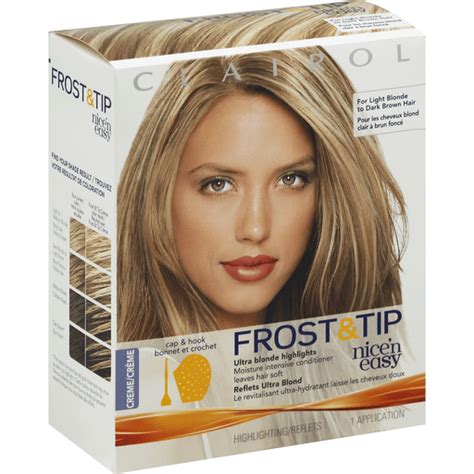 Clairol Nicen Easy Frost Tip Original Hair Dye Light Blonde To Medium