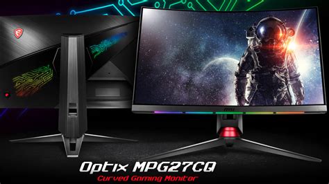 Msi Optix Mpg I Nuovi Monitor Curvi Realizzati In Collabora