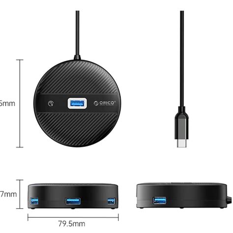 Orico Desktop Type Port Usb Hub Usb C To Usb A Iponcomp