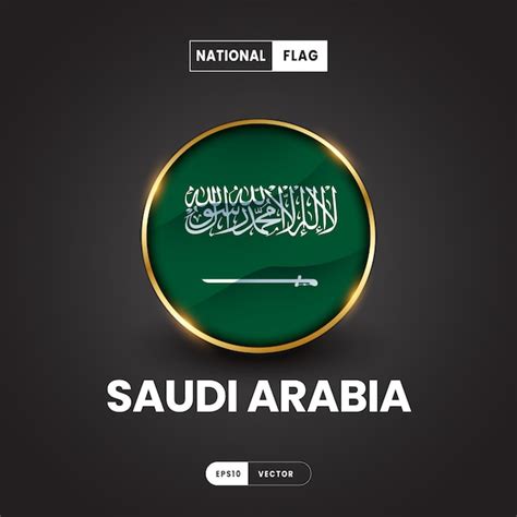 Premium Vector Flag Of Saudi Arabia Vector Illustration Asia Flag 3d