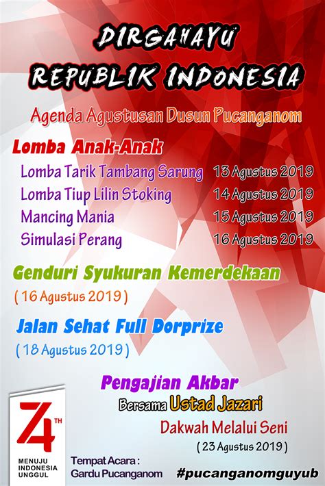 Contoh Poster Lomba 17 Agustus