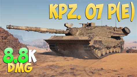 Kpz 07 P E 5 Kills 8 8K DMG Agreement World Of Tanks YouTube