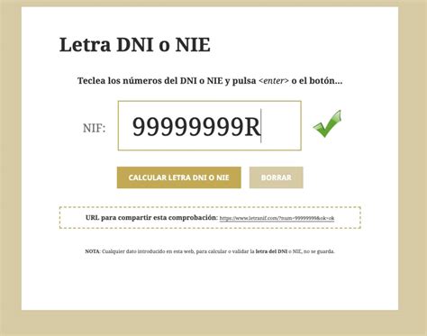 Cómo Calcular Online La Letra Del Dni Cif O Nif