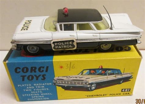 Corgi Toys Chevrolet Impala Police Car Original Rare Corgi Toys