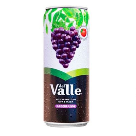 Suco Néctar de Uva Del Valle lata 290ml Lepok a Sua Grande Papelaria