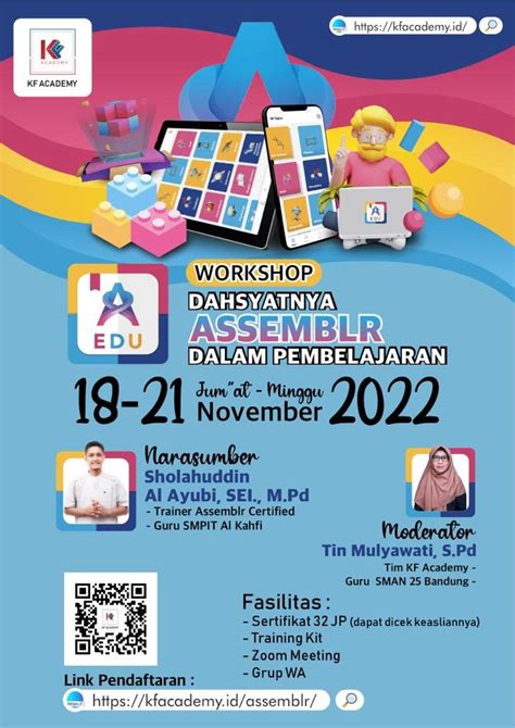 Pendaftaran Workshop Dahsyatnya Assemblr Untuk Pembelajaran Jp Kf