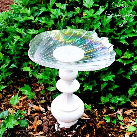 Diy Hanging Bird Bath From The Thrift Store