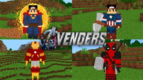 É A MELHOR Addon Mod SUPER HEROIS para Minecraft PE ONE CLOVER