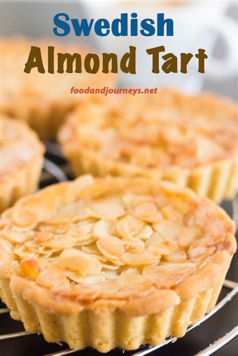 Swedish Almond Tart Almond Desserts Almond Paste Recipes Almond Recipes