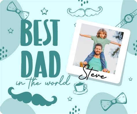 Best Dad Fathers Day Custom Mouspad Tenstickers