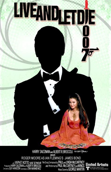 Live And Let Die Collage By Pmitchel Jamesbond 007 Bond Movies