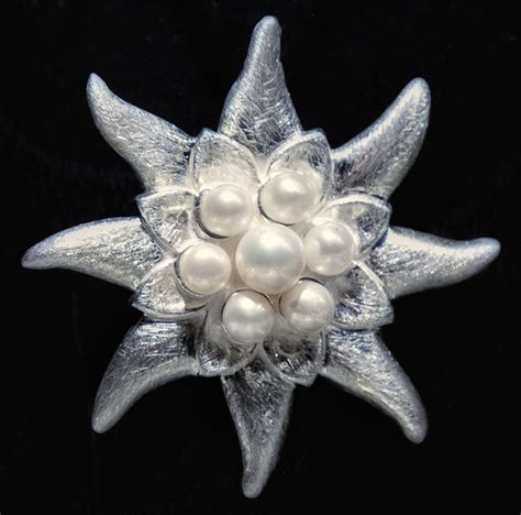 Anhänger Edelweiss ca 7 cm Silberdinger individueller Schmuck 925