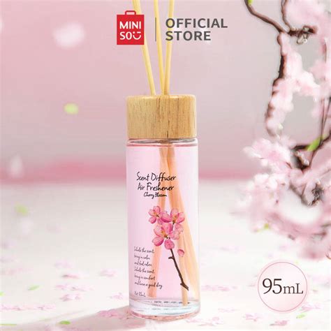 MINISO SCENT DIFFUSER 95mL Reed Diffuser Flower Air Freshener