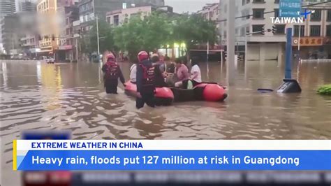 Millions At Risk From Heavy Rains And Flooding In Chinas Guangdong