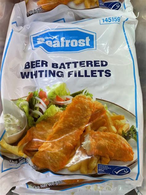 Seafrost Beer Battered Whiting Fillets Kg Robbos Chicken N Meat