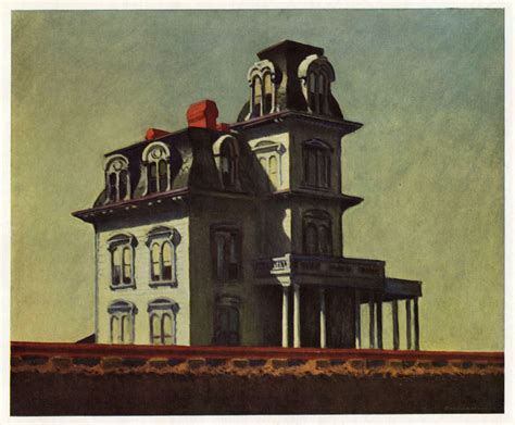 House by the Railroad Edward Hopper 1925, SUPERB ready mounted vintage ...