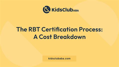 how much does it cost to get an rbt certification