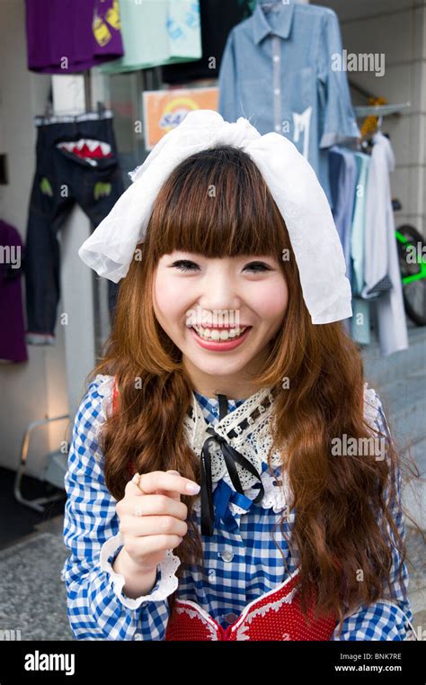 Lolita Girl In Harajuku District Shibuya Tokyo Japan Stock Photo Alamy