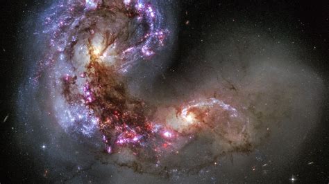 HST Image of the Antennae Galaxies wallpaper - backiee