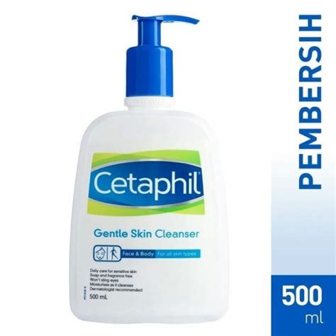 Jual Cetaphil Gentle Skin Cleanser 500 Ml 500ml Shopee Indonesia